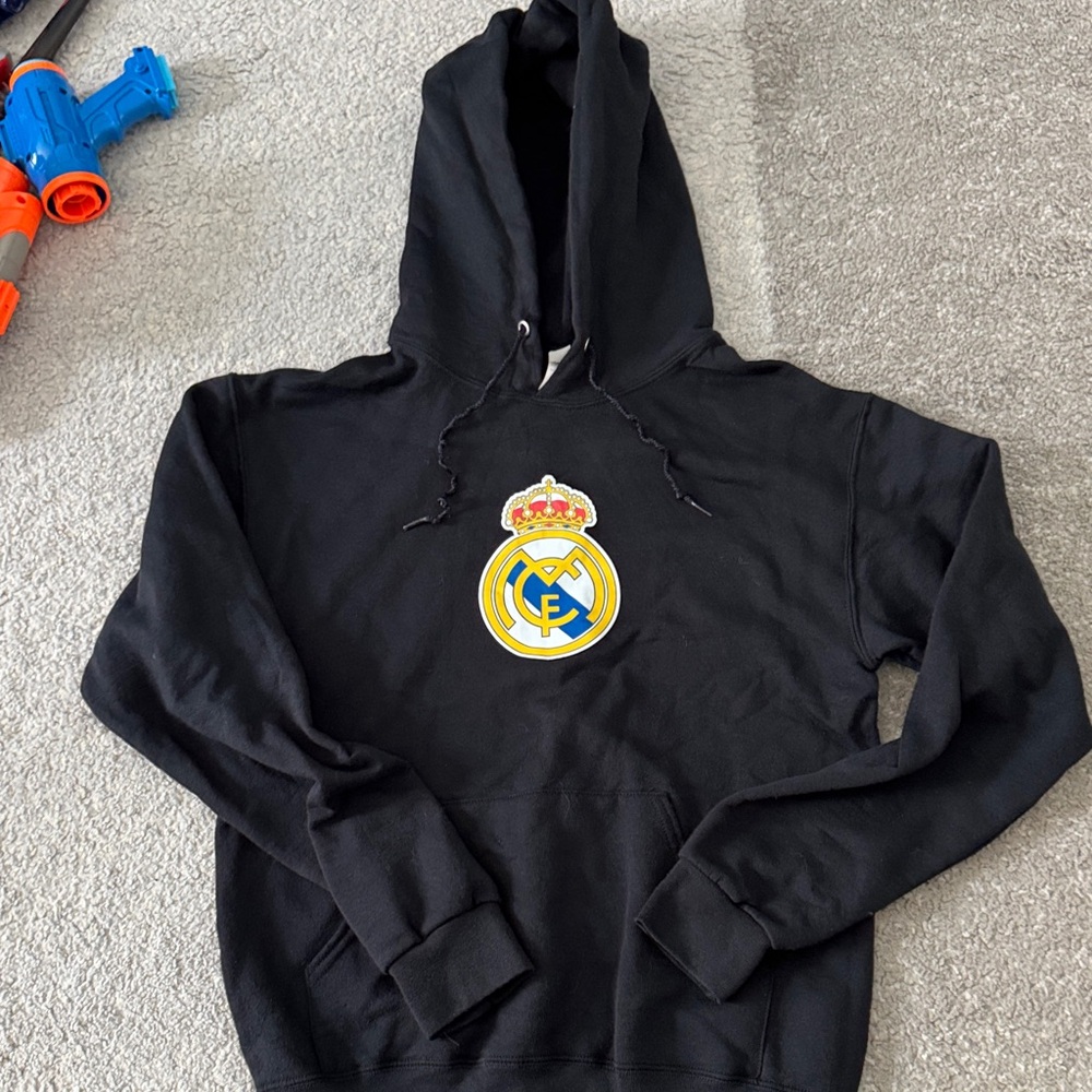 Real Madrid Black hooded sweatshirt